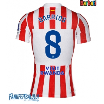 Atletico Madrid Pablo Barrios #8 Tricou Fotbal Replică 2025-26 Barbati Acasa